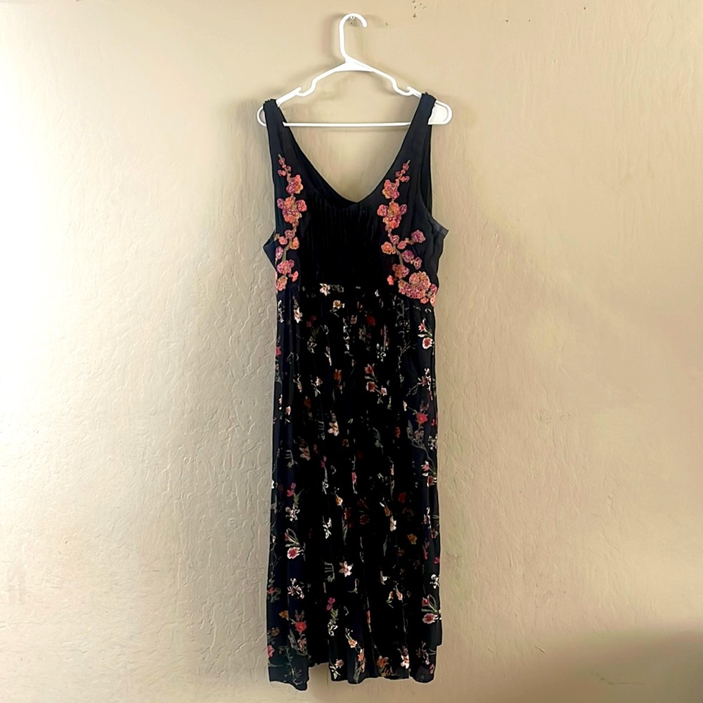 Black floral Maeve dress